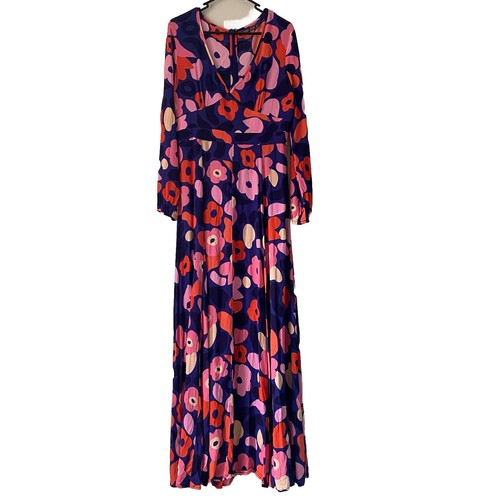 Mister Zimi Dress Size AU 12 | US 8 Giselle Maxi long sleeve juniper V Neck - Picture 8 of 18