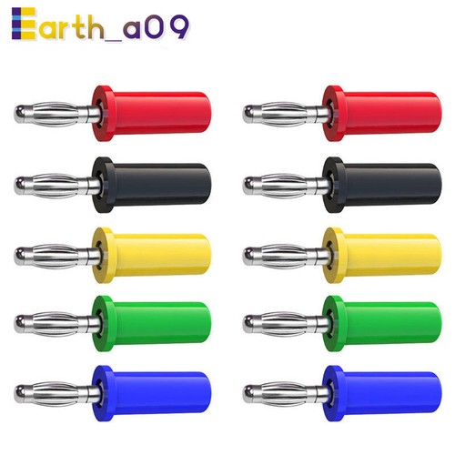 10PCS 24A Stackable 4mm Banana Plug Safety Connector Binding Post DIY Electrical - Picture 14 of 14