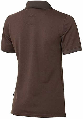 agon Damen Pique Poloshirt Knopfleiste atmungsaktiv beige/rosa/braun XS-XXL - Bild 6 von 10