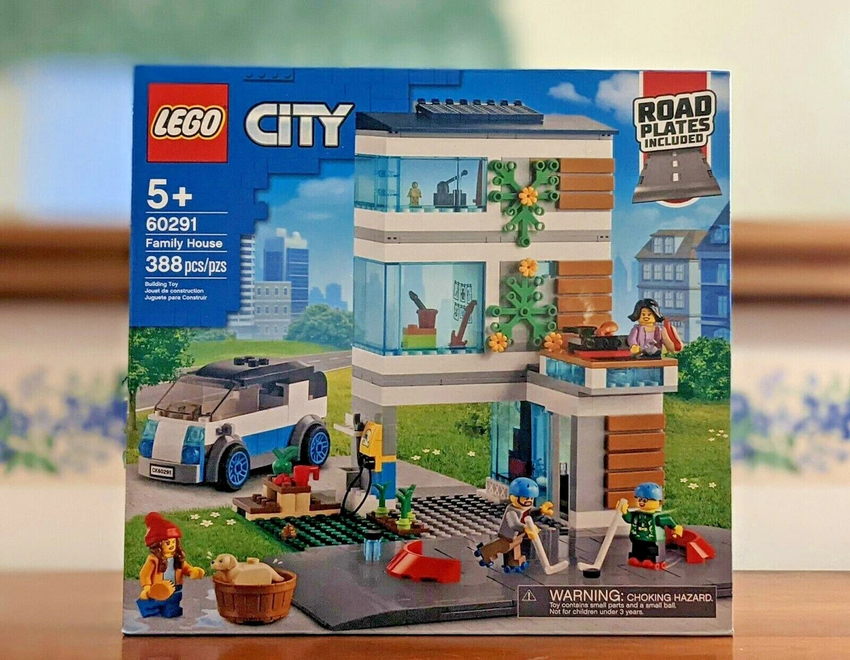 LEGO City Family House 60291 Building Toy for Kids (388 Pieces)