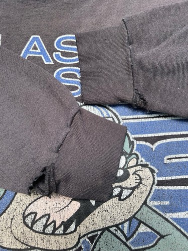 Vintage Dallas Cowboys Looney Tunes Taz 90s NFL Crewneck Sweatshirt (L) - Picture 6 of 8