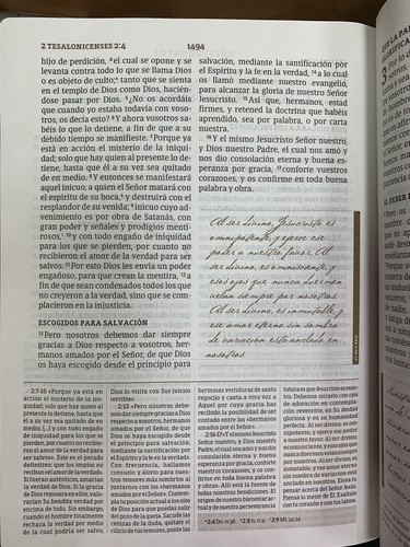 Biblia De Estudio Spurgeon, Reina Valera 1960 Schwarz/Marron Simipiel - Picture 9 of 11
