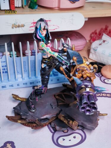 Arcane: League of Legends Cities Jinx Figures Statue Model Toy Handmade 20cm NEW - Picture 8 of 9