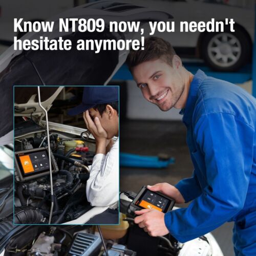 NT809 PROFESSIONAL CAR Bi-Directional OBD2 SCANNER ALL SYSTEMS DIAGNOSTIC TOOL - Picture 3 of 7