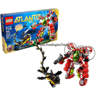 Year 2010 Lego Atlantis 8080 UNDERSEA EXPLORER w/ Sea