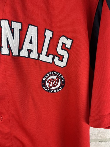 Washington Nationals Men’s Red Jersey Size 2XL Major League Baseball shirt - Picture 8 of 11