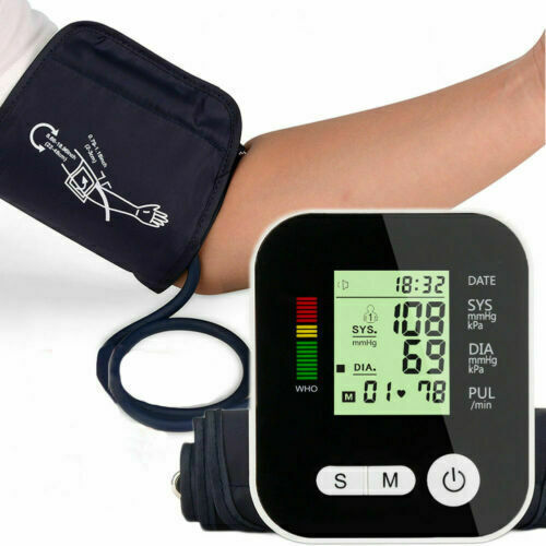 2023 Digital Automatic Blood Pressure Monitor Upper Arm Large Cuff Heart Rate. - Picture 22 of 24