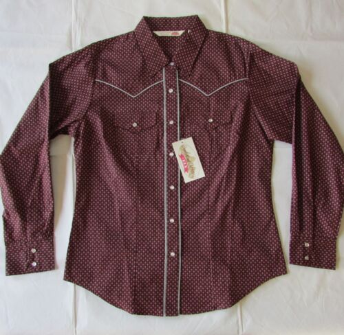 Cumberland Outfitters Ely Cattleman Women's Long Sleeve Snap Western Shirt