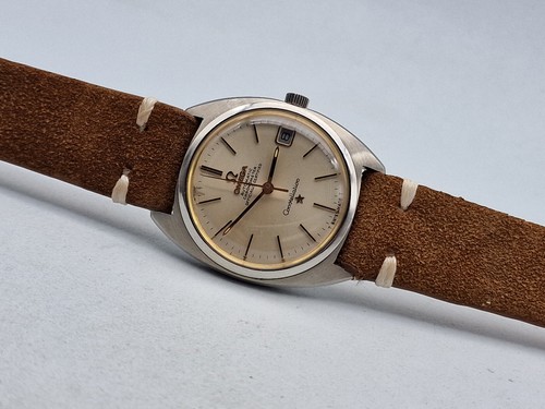 RARE 1967 OMEGA CONSTELLATION CAL:564 SILVER DIAL DATE AUTO MAN'S WATCH / L008 - Picture 3 of 9