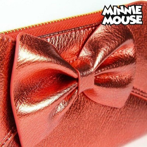 Disney Minnie Mouse Metallizzato Rosso Portafoglio Metallo Originale Ufficiale - Foto 2 di 3