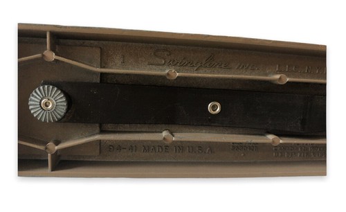 Swingline Brown 747 94-41 Vintage Stapler Mid Century Modern Made In USA 8” - Picture 7 of 7