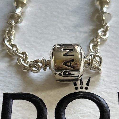 Genuine Pandora 🌟 5 Five Clip Station Bracelet 🌟 925ALE 🌟 591704 🌟 19cm - Picture 4 of 9