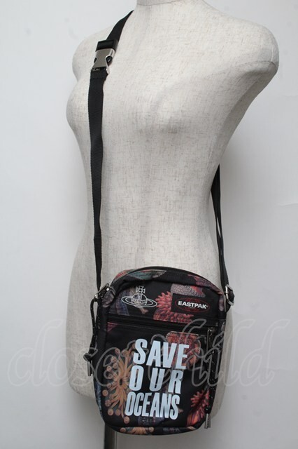 Vivienne Westwood Eastpak Save Our Black Tote Bag 9.1x7.9x1
