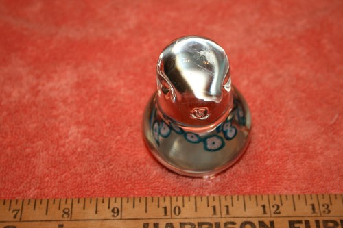 Vintage Baby Bird Glass Paperweight - Picture 5 of 5