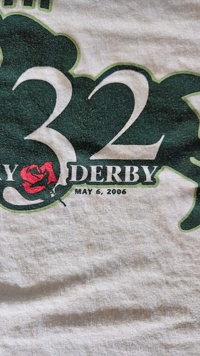 2006 Kentucky Derby Churchill Downs Mens XL White Shirt - Picture 3 of 8