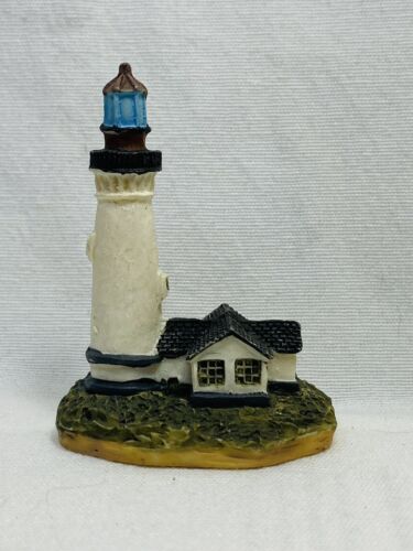 đ¨Yaquina Head Oregon Lighthouse Miniature Figurine 2 Inch - Picture 3 of 7
