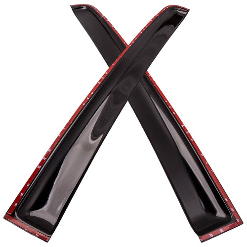 Weather Shields Window Visors Slim Line Strip for Triton ML MN Dual Cab 06-15 - Picture 3 of 9