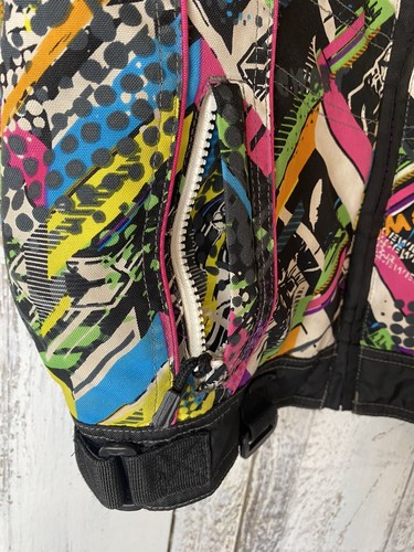 Castle X Racewear Twist Special Edition Girls Sz S Neon Color Snowmobile Jacket - Picture 12 of 17