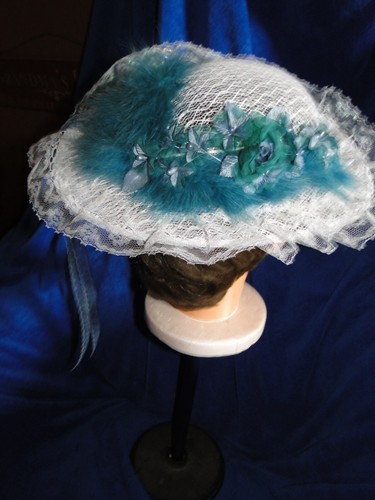 Women Kentucky Derby Hat, Bridal Tea Party, Dress, Wedding, Church Sun Hat - Picture 3 of 11
