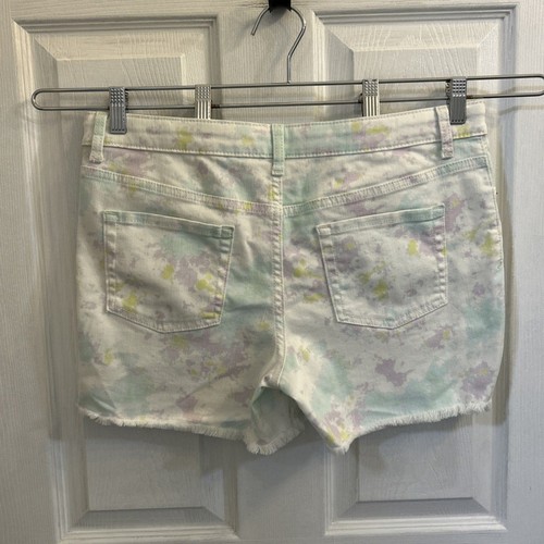 Set of 2 NWT Cat & Jack Girls XL (14–16) Tie Dye Cutoff Shorts Stretch Waist - Picture 3 of 24