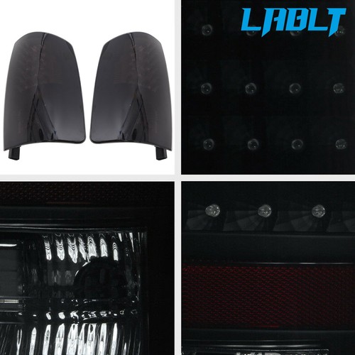 LABLT LH&RH Tail Lights Brake Lamps Black For 2002-2006 Dodge Ram 1500 2500 3500 - Foto 3 di 6