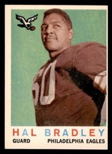 1959 Topps Football #63 Hal Bradley VG/EX *d3