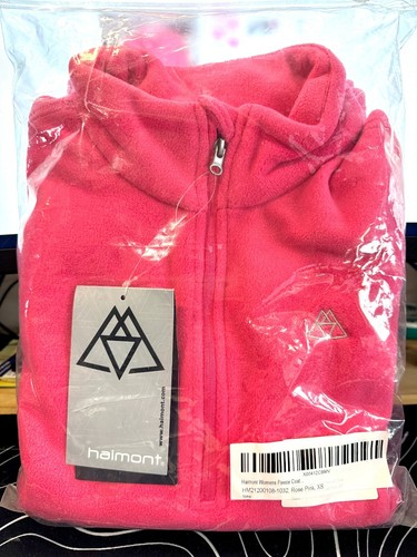 Haimont Fleece Quarter Zip Pullover Jacket Women's X-SMALL Rose Pink - Picture 2 of 3