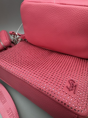 NWT STEVE MADDEN Candy Pink Crossbody Bag Satchel Bcarmine DT622890 Women - Picture 12 of 20