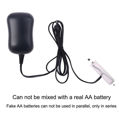 Black 3-12V Adjustable AA Battery Eliminator Power Adapter 2-8pcs AA Batteries - Picture 10 of 14