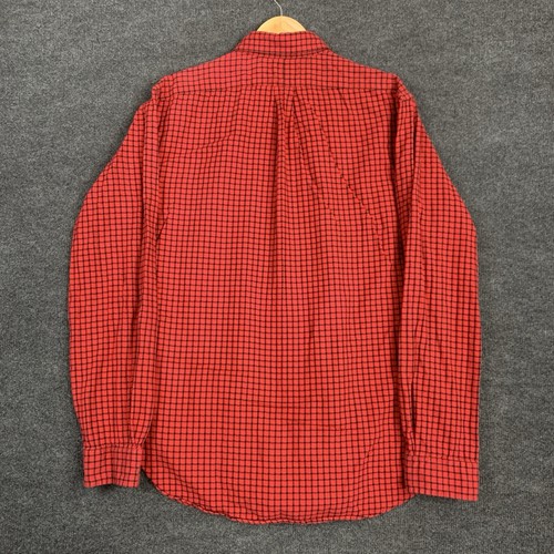 Ralph Lauren Mens Shirt XL Red Check Long Sleeve Button Down Custom Fit Pony - Picture 7 of 17