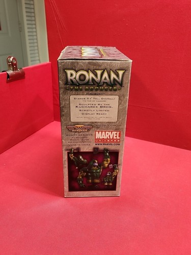 BOWEN DESIGNS MARVEL MINI BUST RONAN THE ACCUSER MARVEL SAMPLE LOW #459 di 1000 - Foto 19 di 24