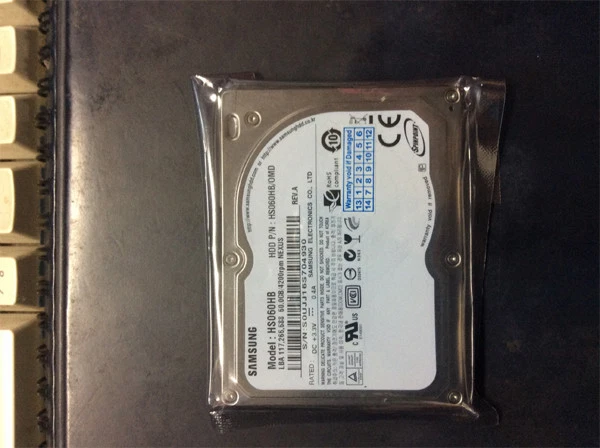 SAMSUNG 60GB 1.8"HDD Spinpoint N1 HS060HB ZIF 60GB 4200 2MB ZIF ATA/ATAPI-5 - Image 2 of 3