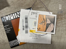 2 Piece Dominant 1 Pirastro Gold Label Violin E String Ball or Loop