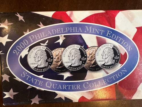 State Quarter Collection 2000 Philadelphia Mint Edition with COA SEE VIDEO - Picture 2 of 2
