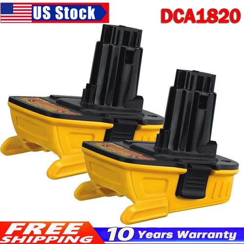 1/2/4Pk DCA1820 Converter Battery Adapter For Dewalt 18V To 20V MAX Drill Li-ion - Foto 14 di 20