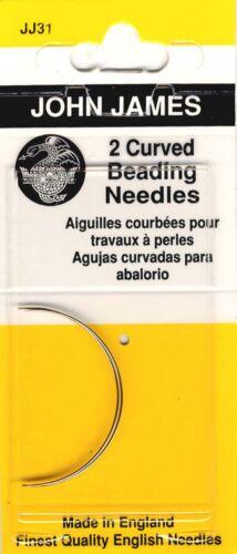 10% Off John James Curved Beading Needles - JJ31 - Picture 1 of 1