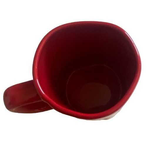Rae Dunn Artisan Collection #202 Tazza da caffè in ceramica Crazy In Love - Rosso - Foto 3 di 4