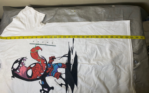 Marvel Spider-Man Venom Symbiote Graphic T-shirt (White) SZ Med- NWT - Picture 6 of 6