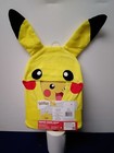 Pokemon Hooded Towel Wrap Yellow 24X50 Inches 100% Cotton