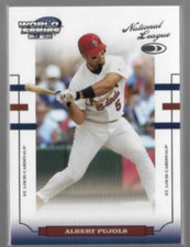 ALBERT PUJOLS 2004 Donruss World Series Insert #WS-155.  CARDS