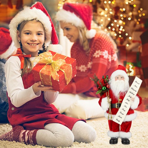 Weihnachtsmann Nikolaus Figur 28cm 30cm 45cm 60cm Santa Claus Weihnachten Deko - Bild 20 von 72