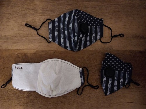 American Style - Maschera Viso Bandiera USA con Valvola di Respirazione + Filtro PM 2,5 Omaggio ✅ - Foto 16 di 16