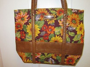 sunflower tote purse