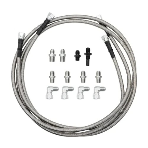 6AN 70" Transmission Oil Cooler Hose Line kit Compatible with 4L60E 4L80E - Bild 4 von 8