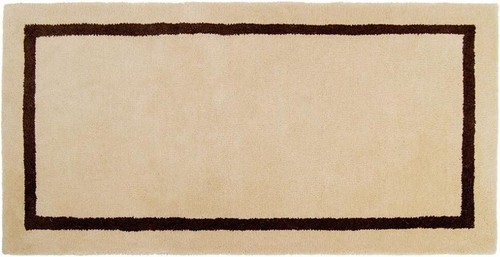 Mesa Tan Contemporary Wool Hearth Rug, Rectangular - Picture 2 of 7