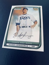 2008 Bowman Chrome Evan Longoria RC Mint No Scratches Ready For Gem 10 Grading!!
