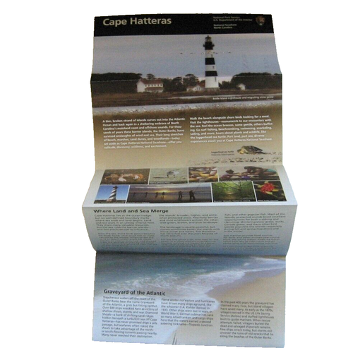 NPS Brochure Cape Hatteras National Seashore Graveyard of the Atlantic NC - Picture 4 of 4