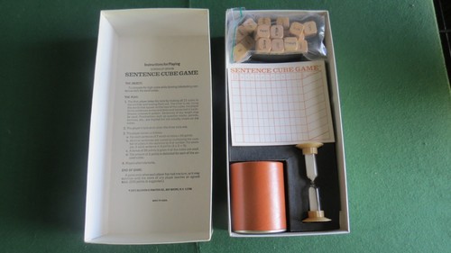 Vintage Scrabble Sentence Cube Game 1971 Selchow & Righter Excellent Condition! - Picture 3 of 6
