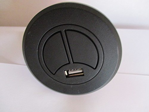 Iluminado ROUND 2 BUTTON Controlador Con Carga USB Ranura 5 Pin Enchufe - Picture 1 of 4