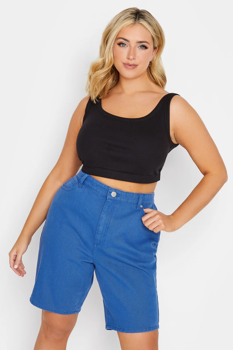 High waist clearance plus size shorts